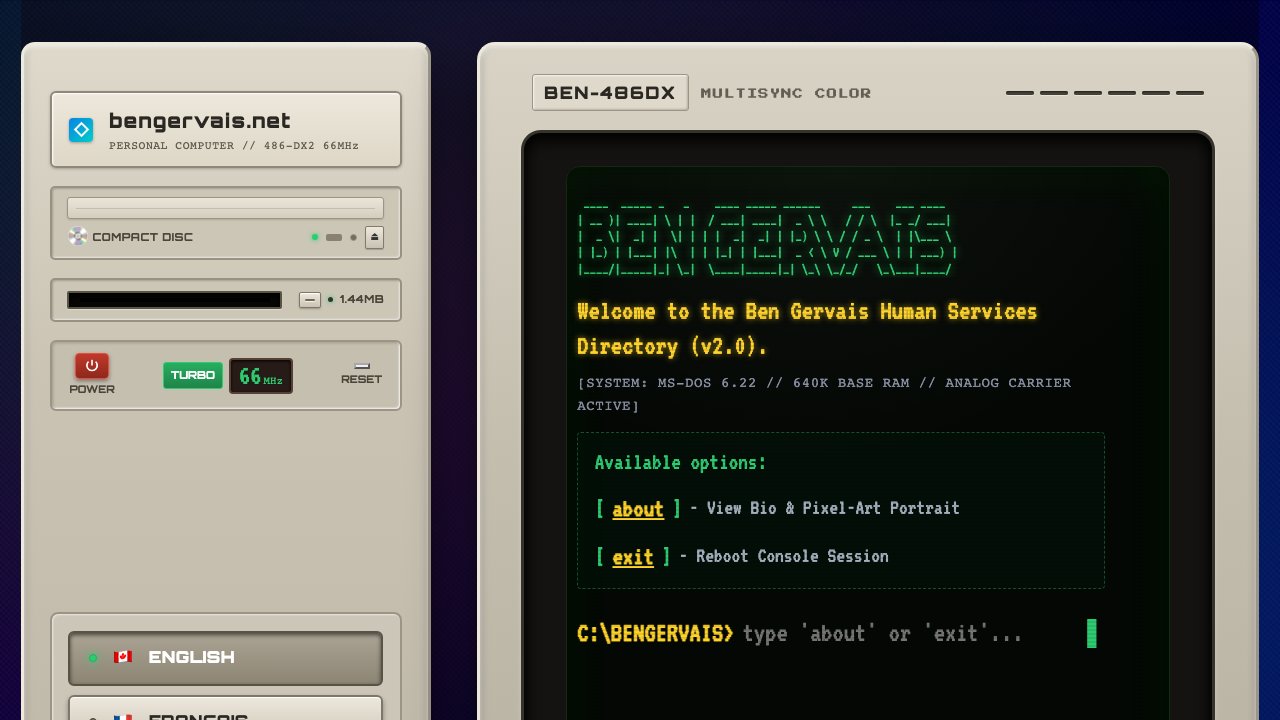 bengervais.net preview